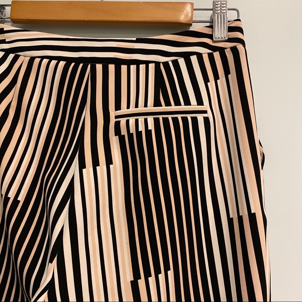 Topshop Striped Cigarette Pants - Picture 4 of 5